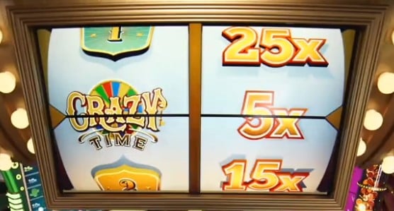 クレイジータイムのマルチプライヤースロット